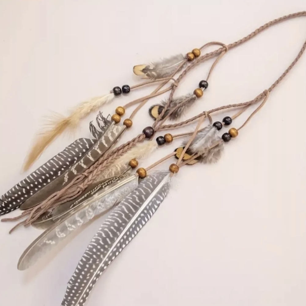 12 Pc Indian Costume Halloween Costumes 70s Style Hippie Festival Outfit - Picture 10 of 13